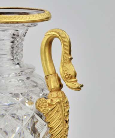 Хрустальная вазочка с позолоченной бронзой - photo 4