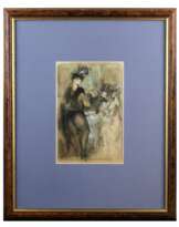 Константин Иванович Рудаков. Графика. Эротическая пастель. Варьете. 1920е.