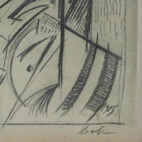 Александр Константинович Богомазов. Графический Портрет женщины с книгой. 1915 год. - фото 3