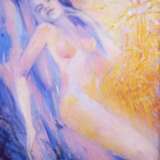 "Океан" Canvas Oil Nude art Russia 2000 - photo 1