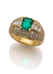 Smaragd Brillant Ring