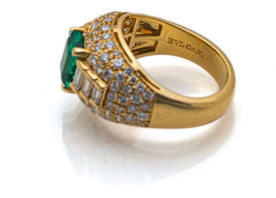 Smaragd Brillant Ring - Foto 3