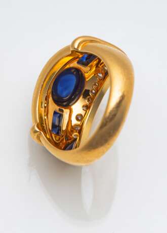 Saphir-Brillant Ring - photo 2