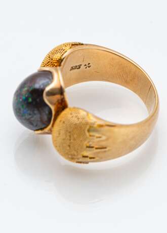 Granulat Ring mit Opal - photo 2