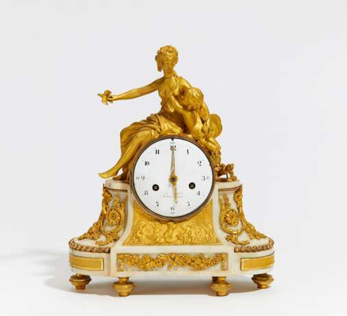 Pendule mit Venus und Amor Louis XVI - Foto 1