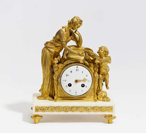 Pendule mit Venus und Amor Stil Louis XVI - фото 1