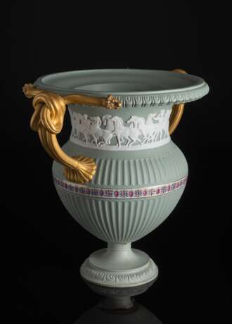 Außergewöhnliche klassizistische Vase aus Biskuitporzellan - Foto 2