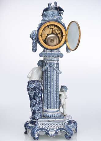 Fayence-Säulenuhr im Louis-XVI-Stil - фото 2