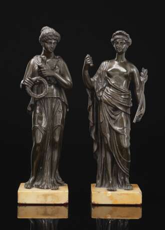 Zwei Grand-Tour Bronze-Figuren - Foto 1