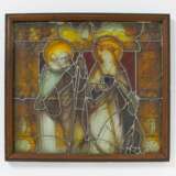Bleiverglasung mit den Heiligen Margarete und Antonius - Foto 1