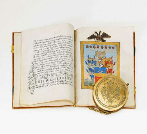 Adelsdiplom mit Siegelkapsel verliehen durch Kaiser Josef II - photo 1