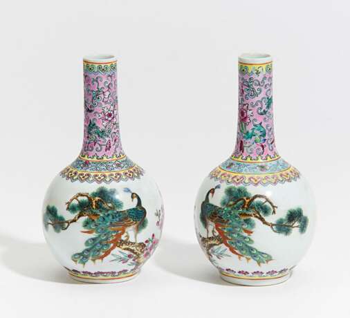 Paar kleine Vasen - Foto 1
