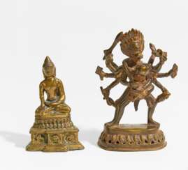 Yamantaka und Buddha Shakyamuni