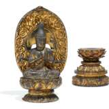 Bodhisattva auf Lotosthron mit Mandorla - фото 1