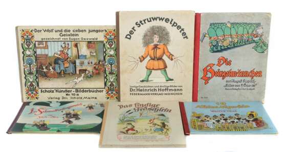6 Bilderbücher S. Olfers, Im Schmetterlingsreich,… - фото 1
