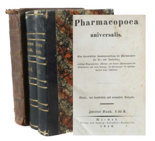 3 Bücher | Pharmakopöe Pharmacopoea universalis, W… - Foto 1