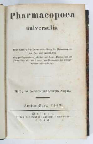 3 Bücher | Pharmakopöe Pharmacopoea universalis, W… - Foto 3