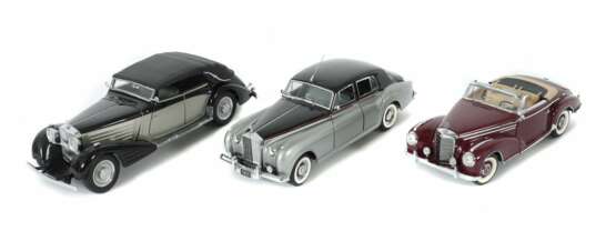 3 KFZ Modelle Franklin Mint, M: 1:24, 1 x Mercedes… - фото 1