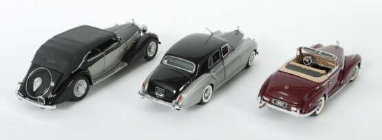 3 KFZ Modelle Franklin Mint, M: 1:24, 1 x Mercedes… - photo 2