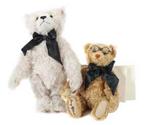 2 Teddybären m. Spieluhr Steiff, 1 x Johann Straus…