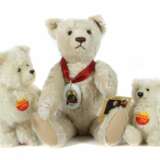 3 weiße Teddybären Steiff, 1990/2000er Jahre, 1 x… - photo 1