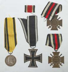 4 Orden 1. WK, 1x Eisernes Kreuz 2. Klasse, 1813-1…