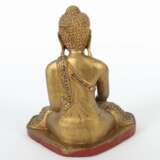 Sitzender Mandalay-Buddha Burma, Holz geschnitzt,… - фото 2