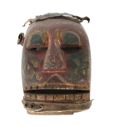Ritualmaske wohl Tibet, 19./20. Jh., Holz geschnit… - фото 1