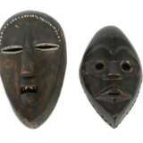 Zwei Masken der Dan Elfenbeinküste/Liberia, 1 Mask… - Foto 1