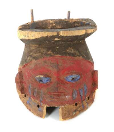 Gelede-Maske der Yoruba Nigeria, Holz geschnitzt u… - фото 1