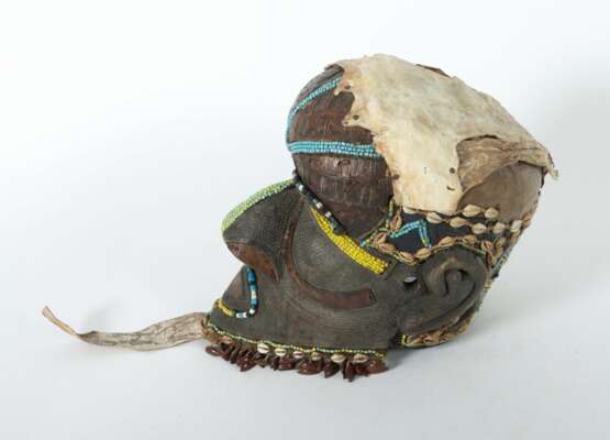 Bwoom-Maske der Kuba DR Kongo, Helmmaske, Holz ges… - Foto 2