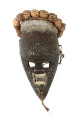 Mukinka-Maske der Salampasu DR Kongo, Holzmaske ve…