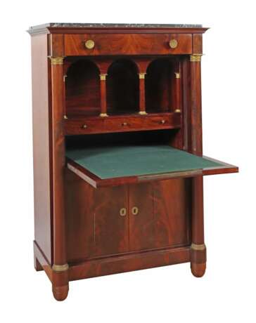 Biedermeier Säulen-Schreibschrank norddeutsch, um… - фото 1