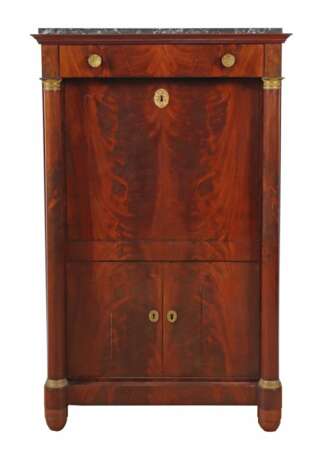 Biedermeier Säulen-Schreibschrank norddeutsch, um… - photo 2