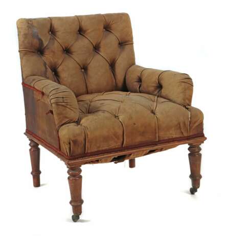 Chesterfield-Sessel England, Ende 19. Jh., Mahagon… - photo 1