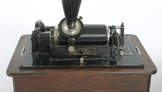 Edison Standard Phonograph Um 1905, Modell B, rech… - photo 2