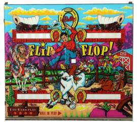 Flipper-Display des Spielautomaten ''FLIP FLOP'',…