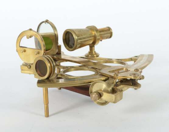 Sextant T. Cooke & Sons, London, um 1910, Messing,… - фото 2