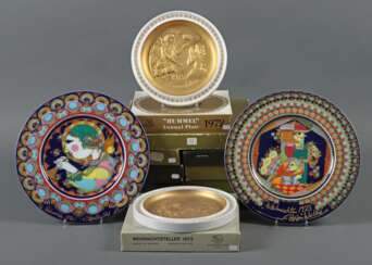 11 Weihnachts-Sammelteller 9x Rosenthal, Selb, 2.…