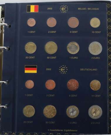 3 Münzalben 12 Sätze 2002: Belgien, Deutschland, I… - Foto 2