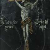 Hinterglasbild ''Jesus am Kreuz'' 16./17. Jh., woh… - photo 1