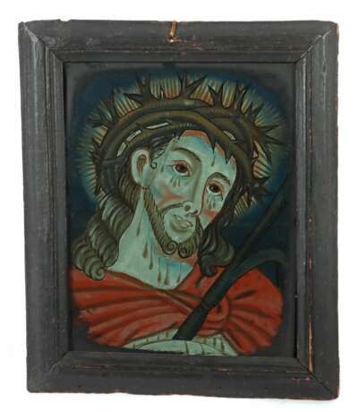 Hinterglasbild ''Ecce Homo'' wohl Oberammergau, 19… - Foto 1