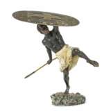 Afrikanischer Krieger Wiener Bronze, um 1900, Bron… - photo 1