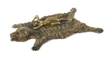 Erotische Bronze Wiener Bronze, um 1900, Bronze, l…