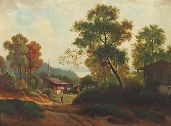 Maler des 19. Jh. ''Waldlandschaft'', wohl bayeris… - photo 1