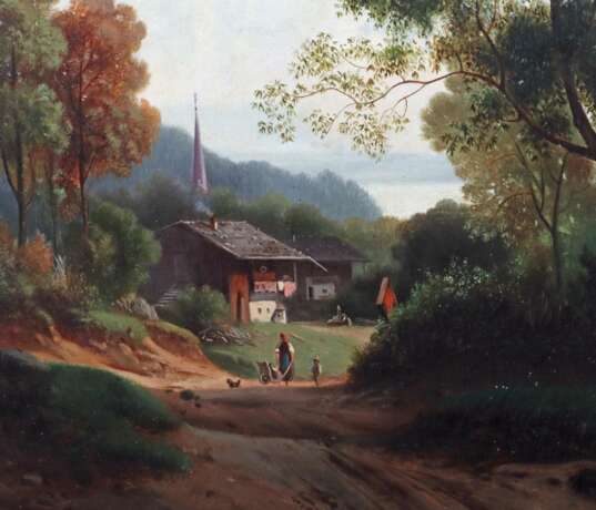 Maler des 19. Jh. ''Waldlandschaft'', wohl bayeris… - Foto 3