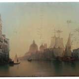 Maler des 19. Jh. ''Venedig'', stimmungsvolle Dars… - фото 2