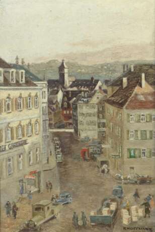 Hoffmann, K. Maler des 20. Jh.. ''Stuttgart'', Bli… - Foto 1