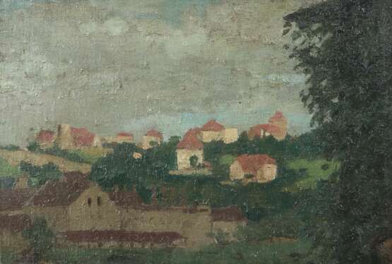 Maler des 20. Jh. ''Karlsruhe'', stilisierte Lands… - фото 1
