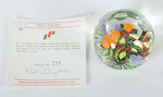 Briefbeschwerer mit Früchten Perthshire Paperweigh… - photo 3